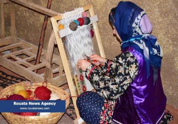 هنر زیبای قالیبافی در بین زنان روستایی قزوین رواج بسیار دارد.